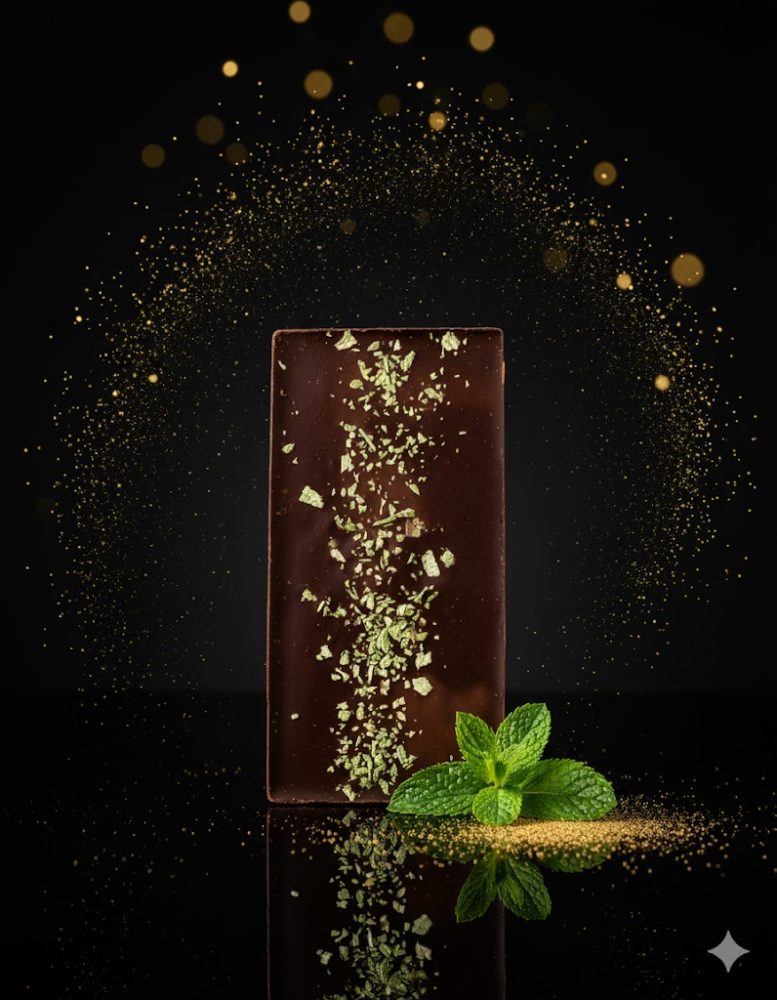 Tableta de Chocolate 72% Cacao con Menta