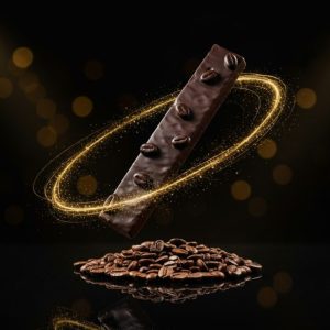 Media Barra de Turrón Artesano con Base de Mantequilla y Nata Café