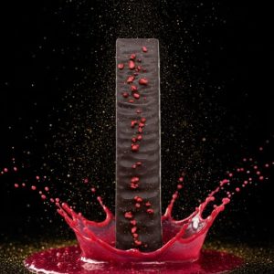 Media Barra de Turrón Artesano con Base de Mantequilla y Nata Gerds-Frambuesa