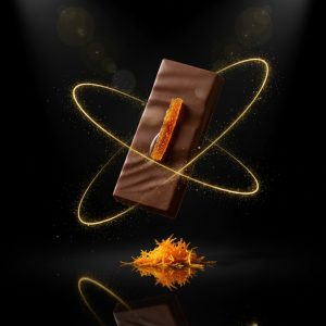 Turrón Mini Trufado con Base de Mantequilla y Nata Fresca Naranja