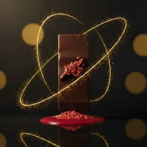 Turrón Mini Trufado con Base de Mantequilla y Nata Fresca Gerds-Frambuesa