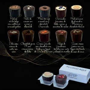 Vasitos Bombón Premium Caja  2 Unidades Corporativo